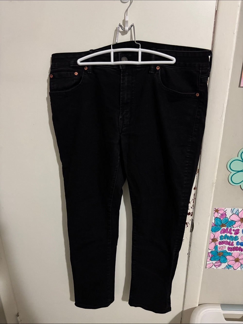 Men's 36x30 American Eagle Airflex Plus Jeans Black - 99% Cotton